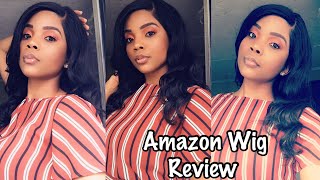 Amazon Wig Review | Sunber Lace Frontal Wig 100% Virgin Brazilian Human Hair| Only $73