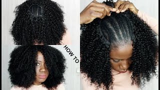 How To : Crochet No.. No Sew In.. No Leave Out.. Fix Your Hair In Less Than 5 Minutes (How To)