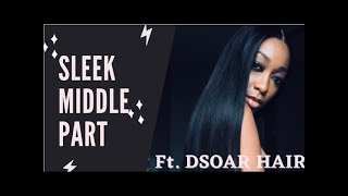 How To  5X5 Hd Lace Closure Wig Ft  Dsoar Hair Install+Review