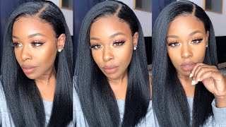 |Start To Finish| The Ultimate Everyday Wig, Kinky Straight, 6Inch Parting Dominique Wig  Myfirstwig