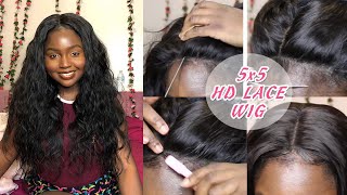 #Elfinhair Review She Wore Our Lace Wig! Full Detailed Installation From @Westafricanbaby