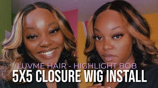 Loose Wave 5X5 Undetectable Lace Closure Wig | Luvme Hair