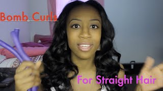 No Heat: Bomb Curls For Your Straight Weave