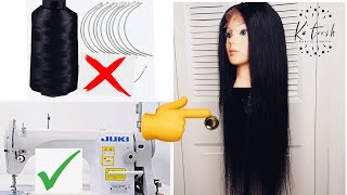 How To Make A Lace Closure Wig With Sewing Machine/Beginner Friendly