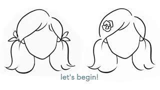 How To Draw Two Cute Hairstyles: Step-By-Step Tutorial For Beginners!