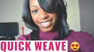 Affordable, Cute, And Fast Quickweave (No Leave Out) | Tori'S Stori