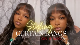 Hd Lace 5X5 Closure Wig | 70'S Easy Curtain Bangs & Curls! | Beauty Forever Hair