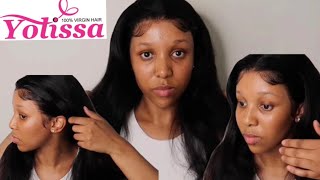 This Body Wave? Beginner Friendly Super Invisible Lace Wig Install  | Yolissa Hair