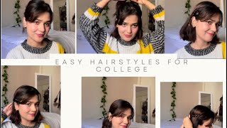 Easy And Fast Hairstyles For College Girls
