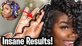 I Tried A Flexi Rod Set On Dry Stretched Hair! Betterlength Clip Ins Review