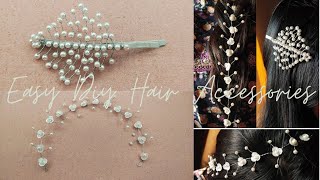 Easy Hair Accessories Making Ideas At Home| Diy Hair Clips/Pins