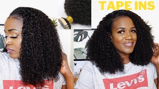 Omg! I Found The Best Curly Tape Ins For Short 4C Natural Hair | Eayon Hair