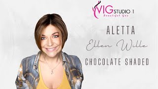 Ellen Wille Aletta Wig Review | Chocolate Shaded | Wiggin' With Christi