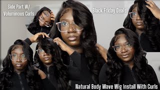 Body Wave Wig Install | Voluminous Wand Curls & Layers | Black Friday Sales | Beauty Forever Hair