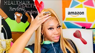 Amazon Wig Review |  30Inch Honey Blonde Lace Front Wig | Healthair Company