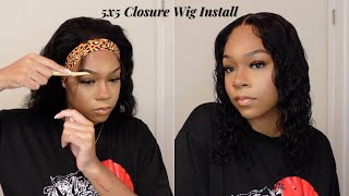 Super Detailed Beginner Friendly 5X5 Hd Lace Closure Wig Install | Ft. Sunber Hair