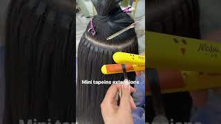 Mini Tape Ins#Hairextensions #Hairextension #Tapeinhairextensions #Tapeinextensions #Tapeins