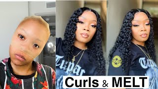 Girl! This Full Lace Curly Wig Is Bomb! Watch Me Melt This!! - Wigsgal