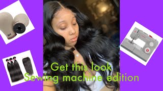 How To Make A Closure Wig ( Sewing Machine Edition)