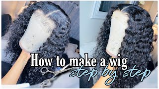 Diy: Detailed How To Make A Lace Closure Wig | Step By Step 2021| Beginner Friendly