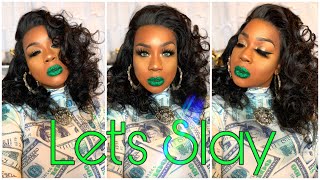 300% Density 13*4 Glueless Hd Lace Front Wig?!! Victoria'S Wig
