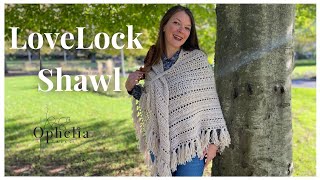 Easy Triangular Crochet Shawl Tutorial // Love Lock Shawl // A Shawl With A Closure