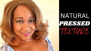 Natural Pressed Texture Hdlace Front Wig Review