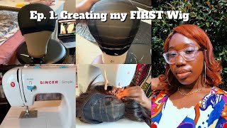 Creating My First Wig From Scratch | Making A Wig Ep. 1 | Joselle