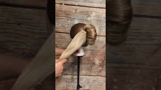Famous French Bun Hairstyle Made Easy #Youtube #Shorts