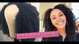 Kinky Curly U-Part Wig Tutorial | Ft. Exquisite Bundles