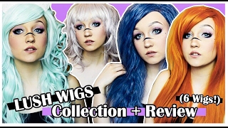Lush Wigs Haul + Review | Wig Collection 2017 (6 Wigs)