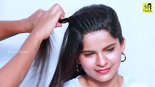 New Braided Ponytail Hairstyle For Medium Hair | Party Hairstyles | Hair Style Girl
