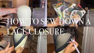 Detailed & Beginner Friendly How To Make A 7X7 Lace Closure On Small Head Size (Wig Block)