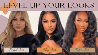 Pros & Cons Tape Ins, Clip Ins, Bond Ins |Boujee Babes Glow Up