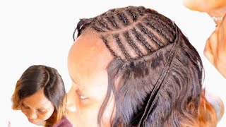 Full Sew In No Closure / No Leave Out / Detailed Tutorial/ Saloon Work