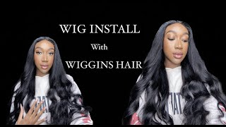 My First Wig Install From Start To Finish ! Beginner Friendly  Ft.Wiggins Hair