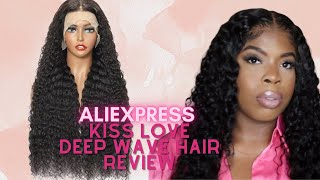 Aliexpress Kiss Love Hair Review | Curly Deep Wave Wig