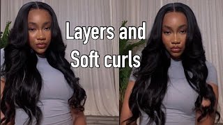 How To Layer And Curl Your Own Hair | Detailed Wig Install | Alipearl Hair