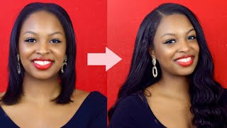 How I Install My U Part Wig To Fit My Head (No Braid Install) | Luvme Hair