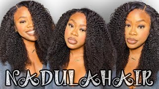 It'S Flawless! Watch Me Install This 13X4 Kinky Curly Wig Ft. Nadula Hair