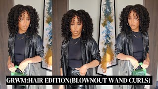 Grwm: Hair Edition  Beautiful Blown Out Wand Curls W/Upart Wig | Sharronrenee