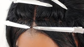 Sewing In A Lace Closure Step By Step Tutorial - (Part 4 Of 7)
