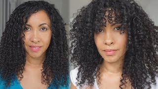 How I Cut My Curly Hair In Layers For More Volume At Home