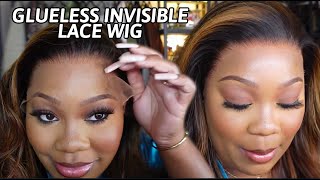 100% Glueless Invisible Hd Lace Wig! Zero Adhesive & No Skills Needed | Hairvivi