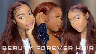 This Color Is Everything!!! Auburn Wig Install Ft Beauty Forever Hair