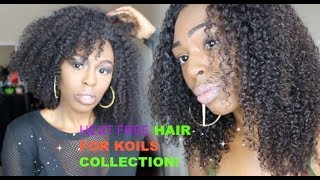 How I Sew My Weave For A Side Part Sew With Curly Hair| Not A Tutorial| Ft. Heat Free Hair For Koils