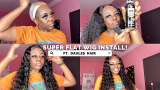 Easy 5X5 Closure Wig Install | 26 Inch Using Ebin Wonders Lace Adhesive Spray | Daules Hair