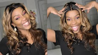 Save Your Edges Sis !! | No Glue No Tension Highlight Wig Ft Lwigs