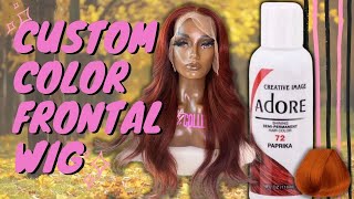 Adore Paprika - Custom Colored Frontal Wig