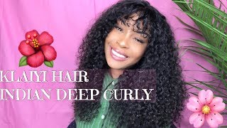 Klaiyi Hair Review | Indian Curly  18"